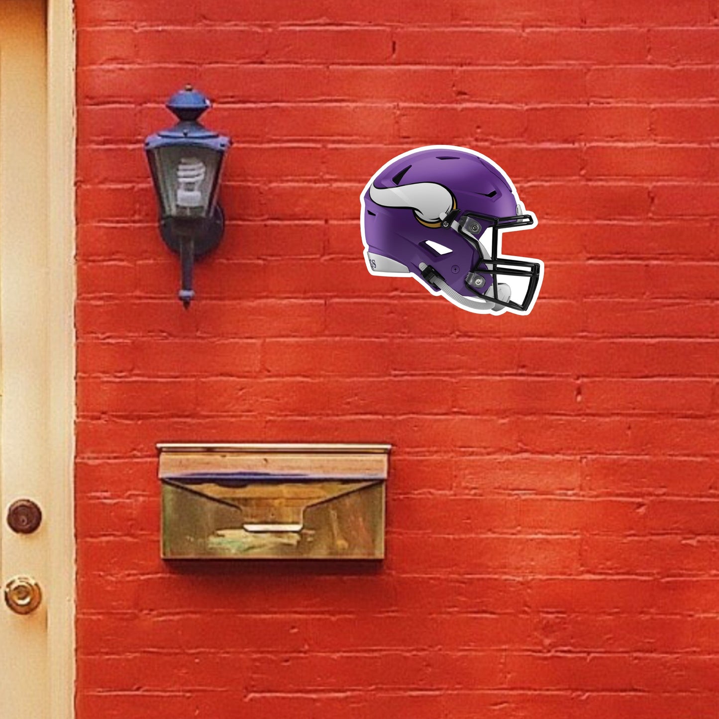 Minnesota Vikings: Outdoor Helmet - Officially Licensed NFL Outdoor Graphic