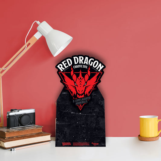 Dungeons & Dragons: Red Dragon Minis Cardstock Cutout - Officially Licensed Hasbro Stand Out