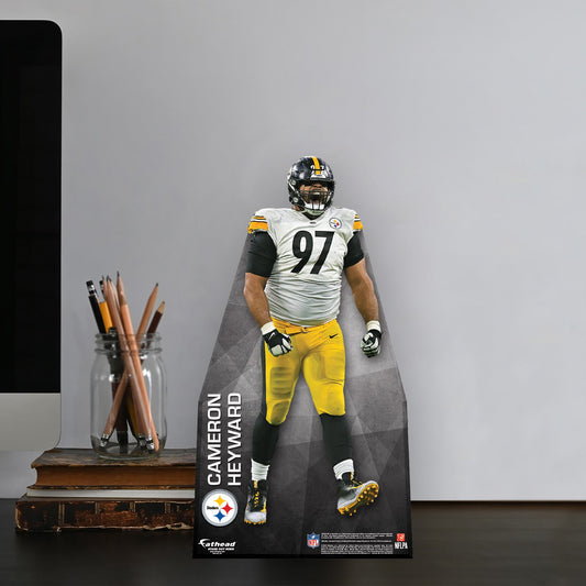 Pittsburgh Steelers: Cameron Heyward Mini Cardstock Cutout - Officially Licensed NFL Stand Out