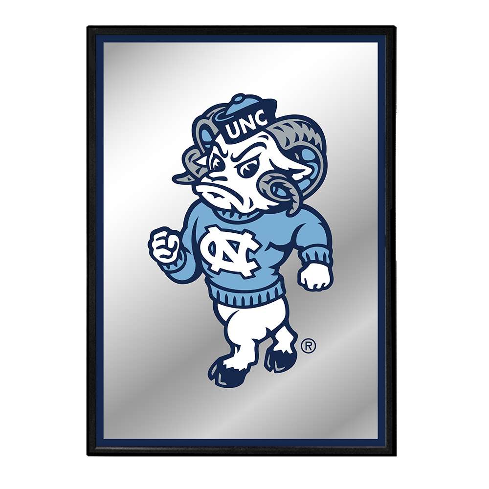 North Carolina Tar Heels: Mascot - Framed Mirrored Wall Sign - The Fan-Brand