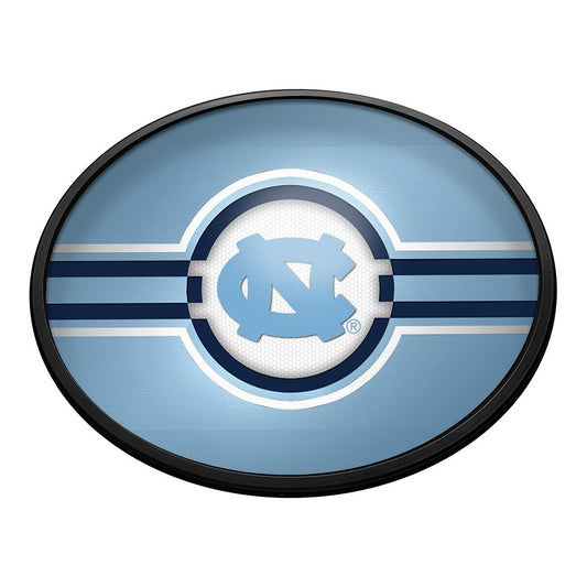 North Carolina Tar Heels: Oval Slimline Lighted Wall Sign - The Fan-Brand