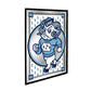 North Carolina Tar Heels: Team Spirit, Mascot - Framed Mirrored Wall Sign - The Fan-Brand