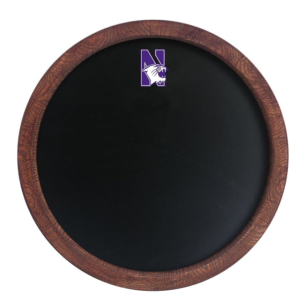 Northwestern Wildcats: "Faux" Barrel Top Chalkboard - The Fan-Brand
