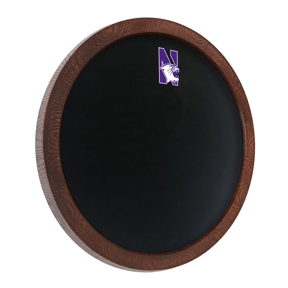 Northwestern Wildcats: "Faux" Barrel Top Chalkboard - The Fan-Brand