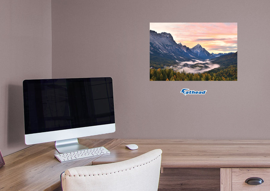 Generic Scenery: In the Mountains Poster - Removable Adhesive Decal