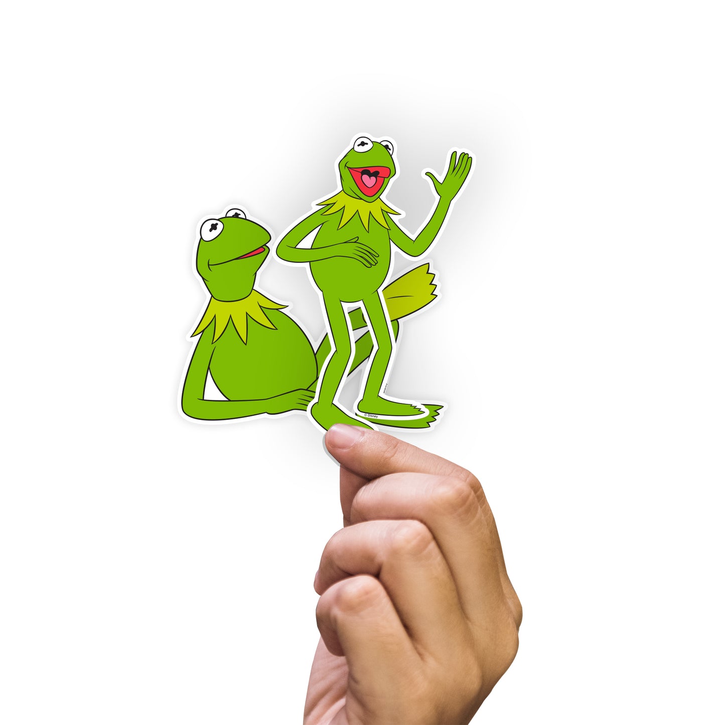 Sheet of 4 -Sheet of 4 -The Muppets: Kermit Minis        - Officially Licensed Disney Removable     Adhesive Decal