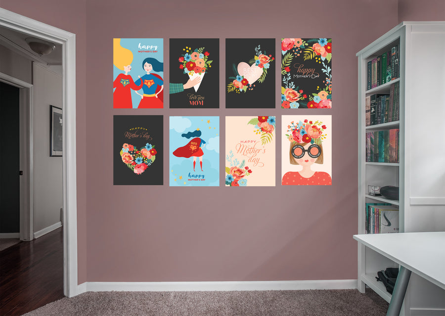 Mother's Day Supermom Collection  -  Removable Wall Decal