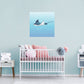 Nursery:  Swimming        -   Removable Wall   Adhesive Decal