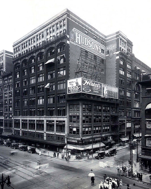 Joseph Lowthian Hudson Opened His First Store In Detroit (1881) - Officially Licensed Detroit News Canvas