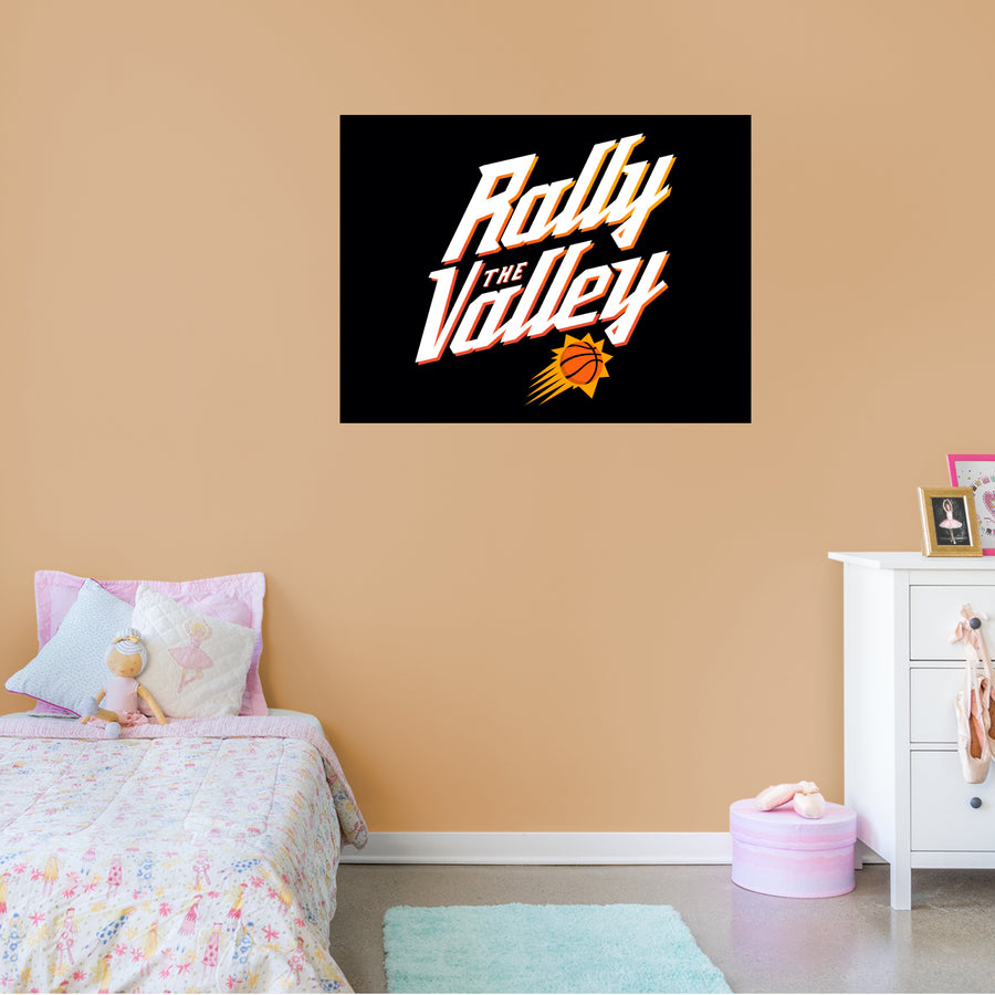 Phoenix Suns - RealBig Hype Logo Collection - Official NBA - Reusable Vinyl Wall Decals