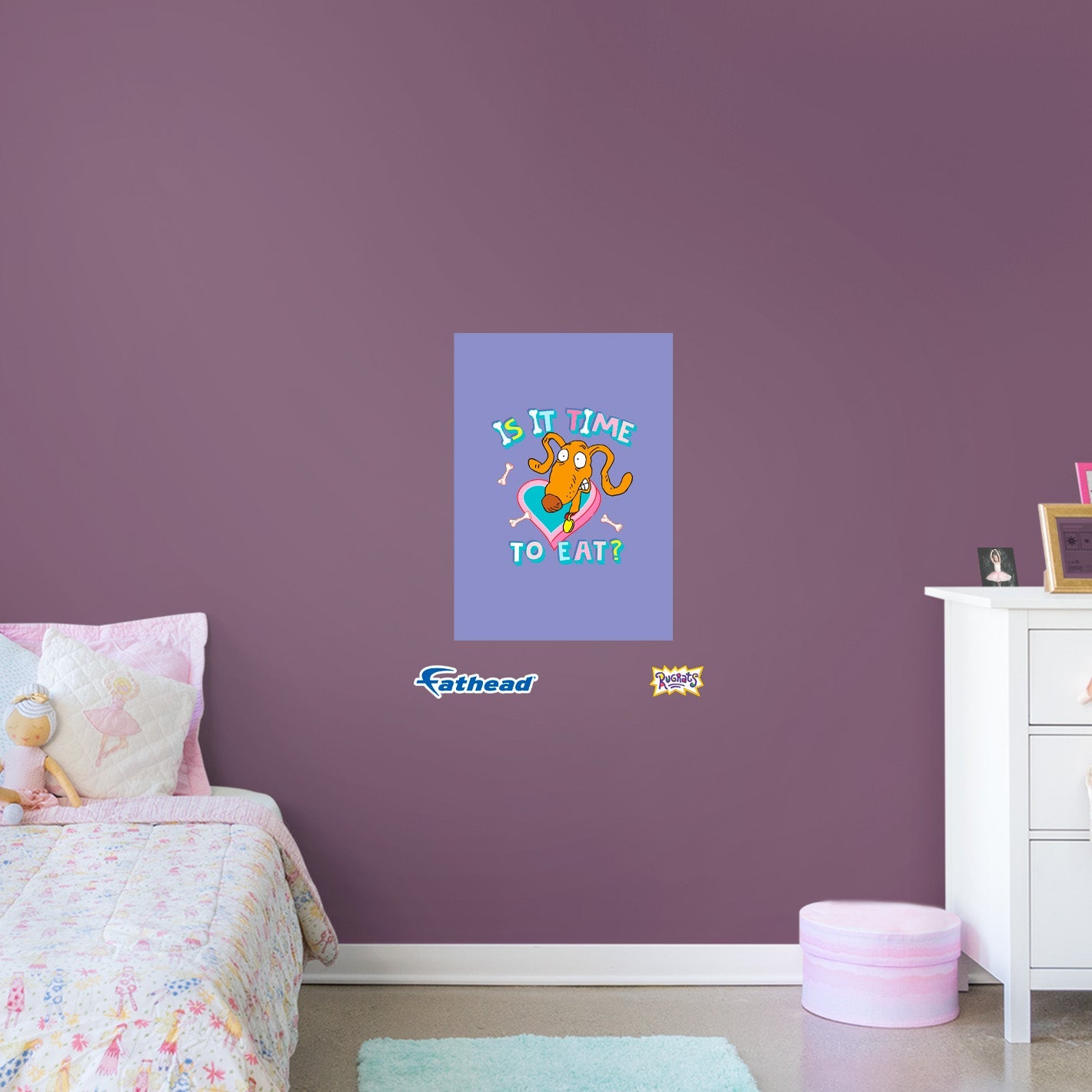 Rugrats: Is It Time To Eat Poster - Officially Licensed Nickelodeon Removable Adhesive Decal