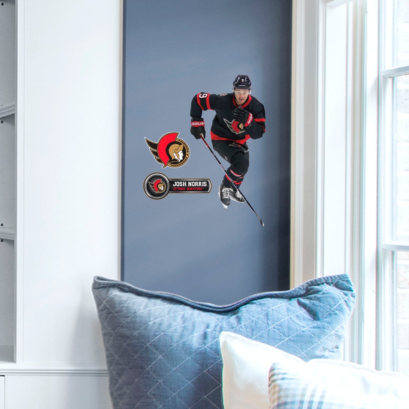 Ottawa Senators: Josh Norris - Officially Licensed NHL Removable Adhesive Decal