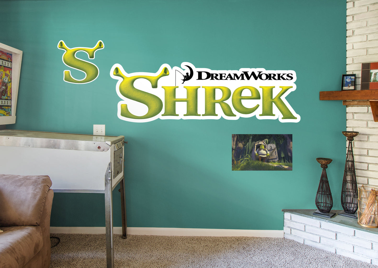 Shrek:  Logo RealBig        - Officially Licensed NBC Universal Removable     Adhesive Decal