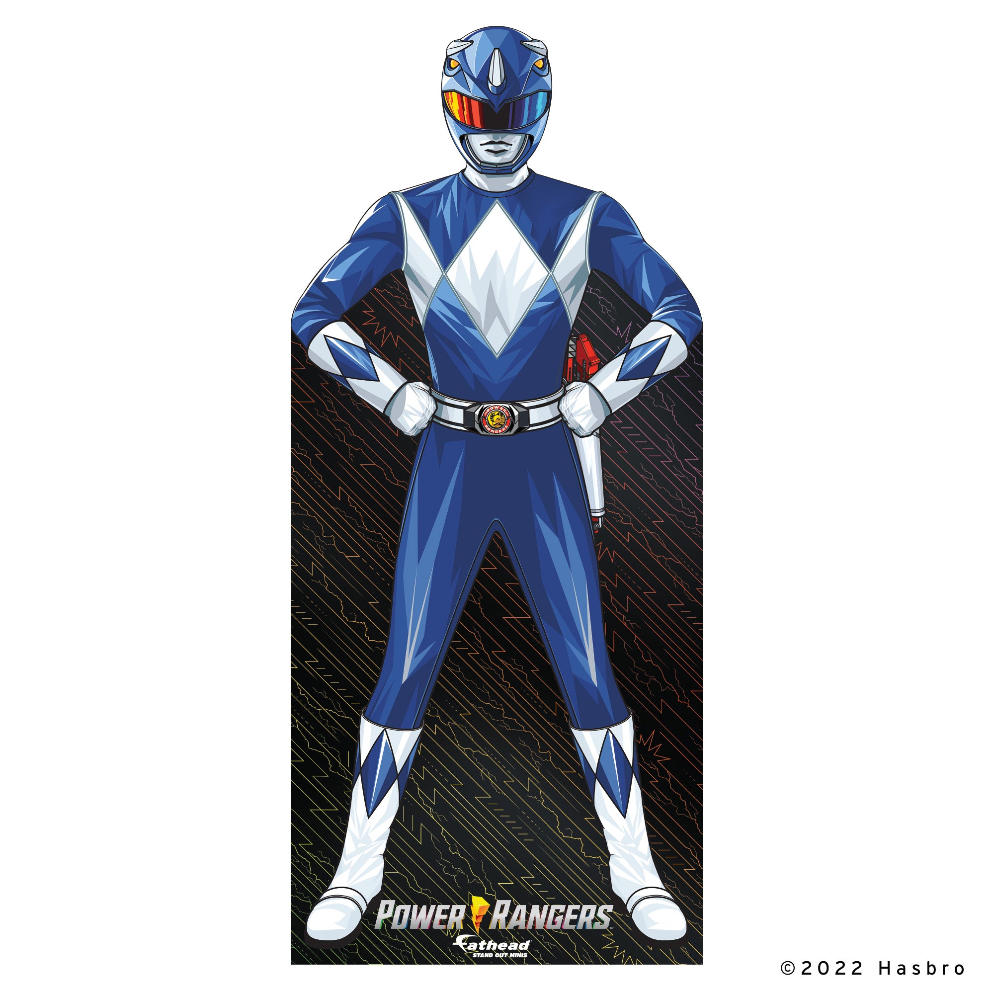 Blue Ranger - Power Rangers - Mini Stand Out - Official Hasbro - Cards ...