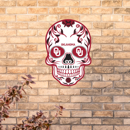 Oklahoma Sooners:  2022 Outdoor Skull        - Officially Licensed NCAA    Outdoor Graphic