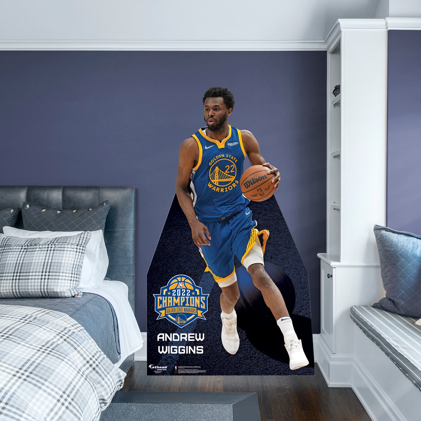 Golden State Warriors: Andrew Wiggins 2022 Champions  Life-Size   Foam Core Cutout  - Officially Licensed NBA    Stand Out