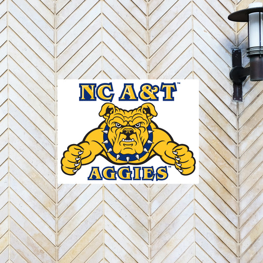 North Carolina A&T Aggies:   Outdoor Logo        - Officially Licensed NCAA    Outdoor Graphic