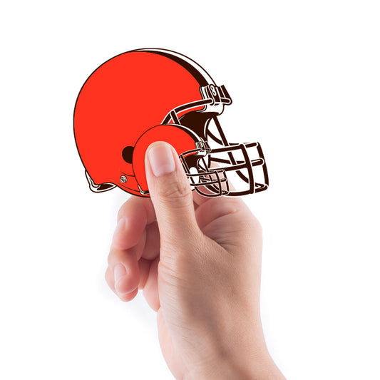 Sheet of 5 -Cleveland Browns:   Logo Minis        - Officially Licensed NFL Removable Wall   Adhesive Decal