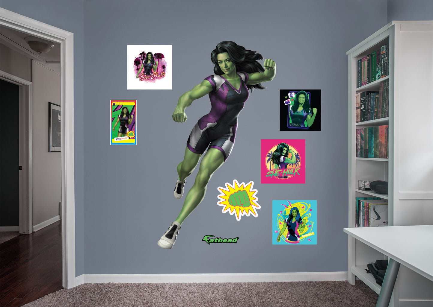 She-Hulk: She-Hulk RealBig - Officially Licensed Marvel Removable Adhesive Decal
