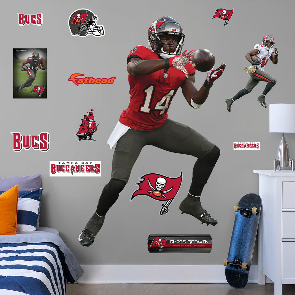Life-Size Athlete + 12 Decals (49"W x 77"H)