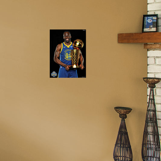 Golden State Warriors: Draymond Green 2022 Champion Trophy Poster        - Officially Licensed NBA Removable     Adhesive Decal