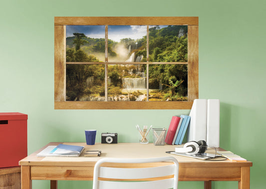 Home Decor:  Jungle Waterfall4        -   Removable Wall   Adhesive Decal