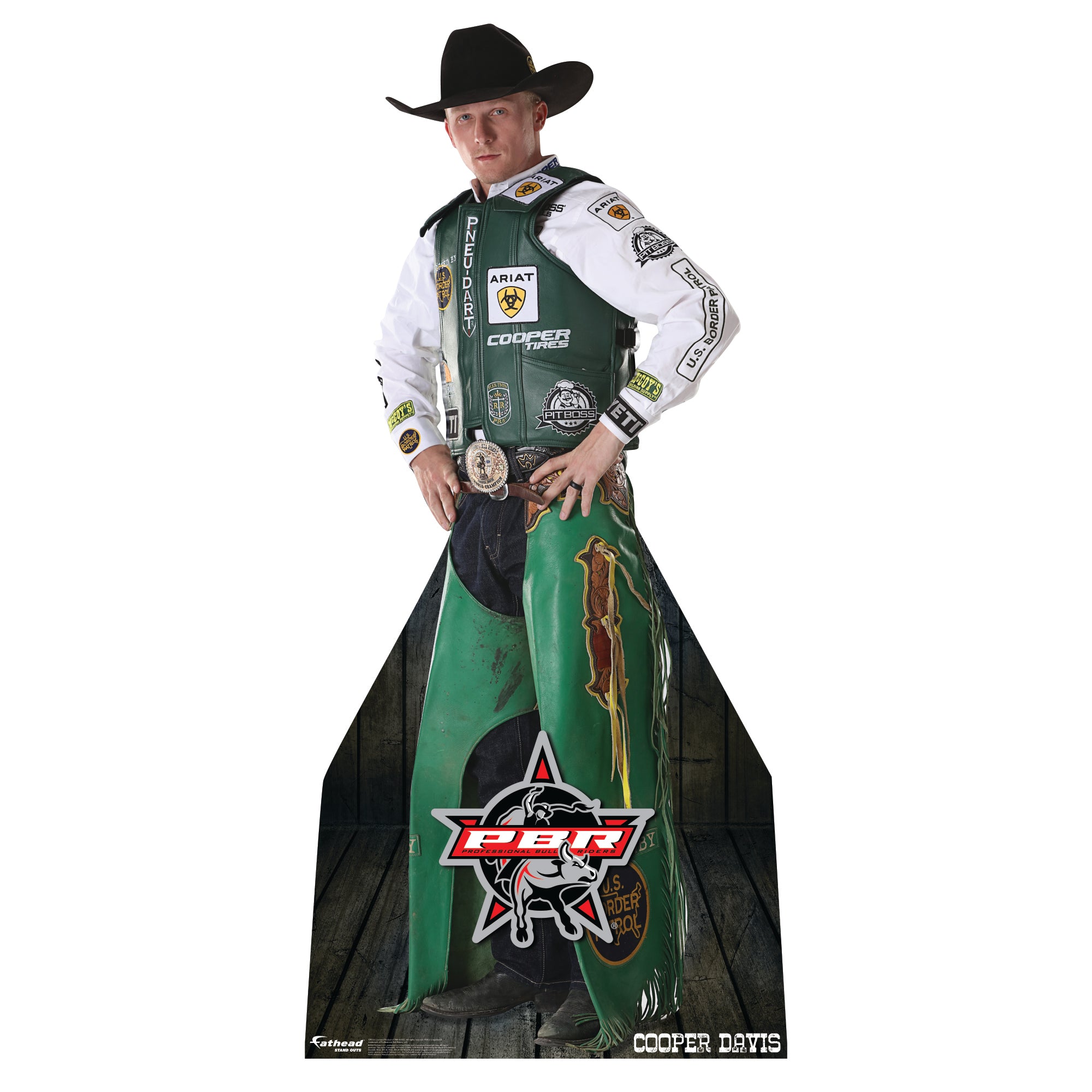 PBR Cooper Davis Life Size Foam Core Cutout Officially Licensed Pro pbr-cooper-davis-life-size-foam-core-cutout-officially-licensed-pro