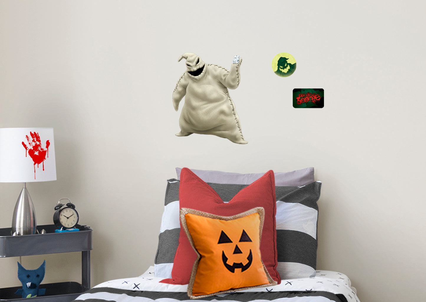 The Nightmare Before Christmas: Oogie Boogie RealBig        - Officially Licensed Disney Removable Wall   Adhesive Decal