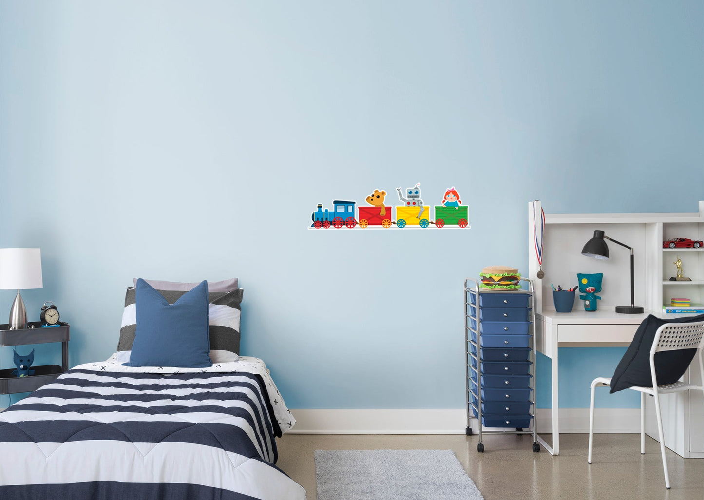 Nursery:  Robot Icon        -   Removable Wall   Adhesive Decal