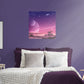 Planets:  Pink Universe Mural        -   Removable     Adhesive Decal