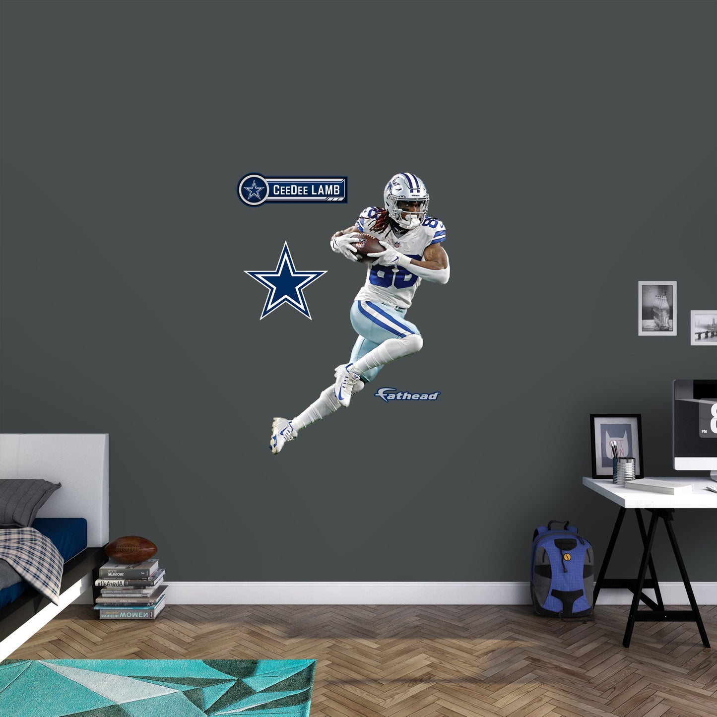 Dallas Cowboys: CeeDee Lamb         - Officially Licensed NFL Removable     Adhesive Decal