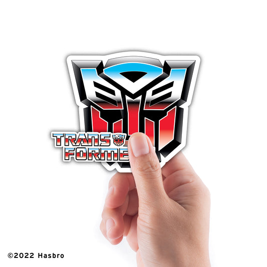 Transformers Classic: Autobots Logo Minis        - Officially Licensed Hasbro Removable     Adhesive Decal