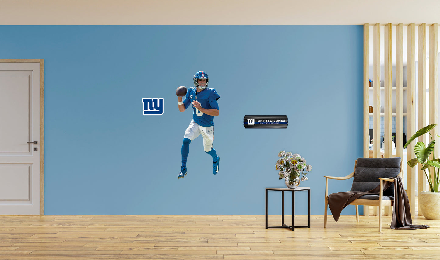 New York Giants: Daniel Jones 2021        - Officially Licensed NFL Removable     Adhesive Decal