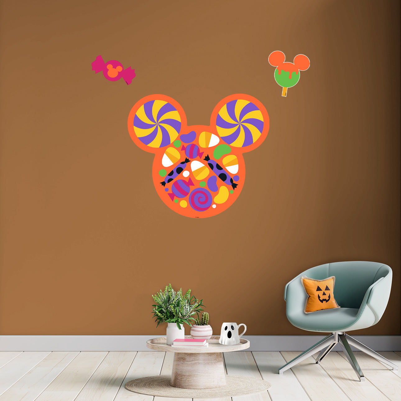 Mickey and Friends: Halloween Candy Mouse Die-Cut Icon        - Officially Licensed Disney Removable     Adhesive Decal