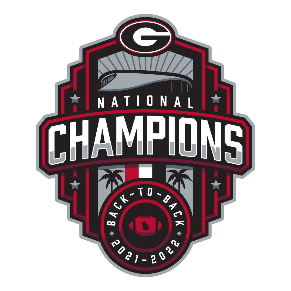 Giant Logo +6 Decals  (46"W x 38"H) 