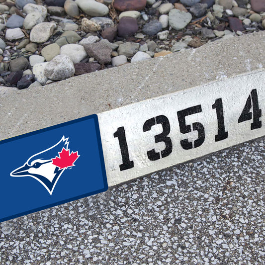 Toronto Blue Jays:  Address Block Logo        - Officially Licensed MLB    Outdoor Graphic