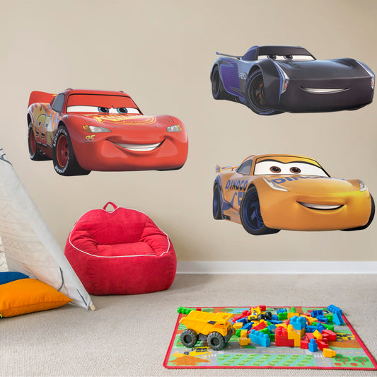 Cars 3: Collection - Officially Licensed Disney/PIXAR Removable Wall Decals