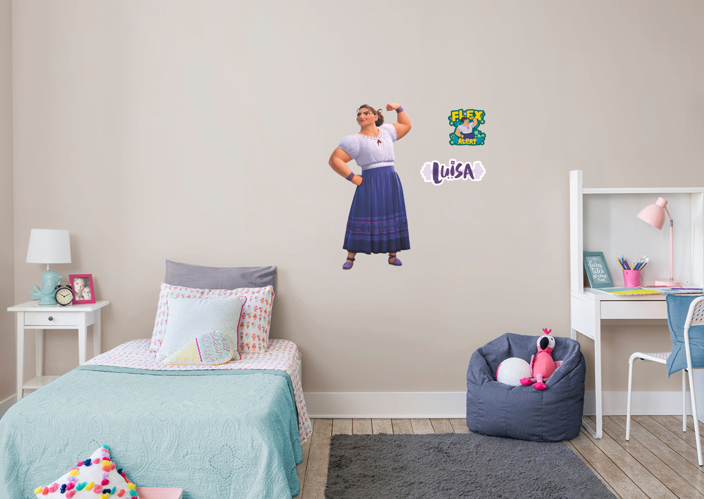 Encanto: Luisa RealBig        - Officially Licensed Disney Removable     Adhesive Decal
