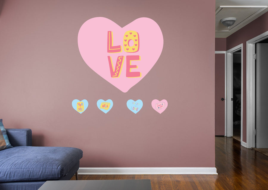 Valentine's Day: Crazy in Love Icon - Removable Adhesive Decal