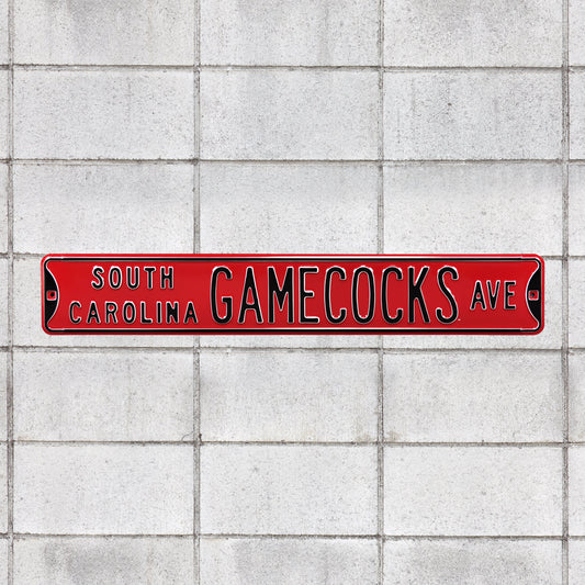 South Carolina Gamecocks: South Carolina Gamecocks Avenue - Officially Licensed Metal Street Sign