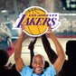 Los Angeles Lakers:   Logo   Foam Core Cutout  - Officially Licensed NBA    Big Head
