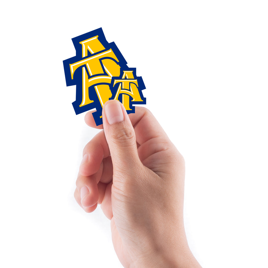 North Carolina A&T Aggies - 5 Logo Minis (Mixed Sizes) - Official NCAA - Reusable Vinyl Decals