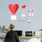 Valentine's Day: Love Letters Icon - Removable Adhesive Decal