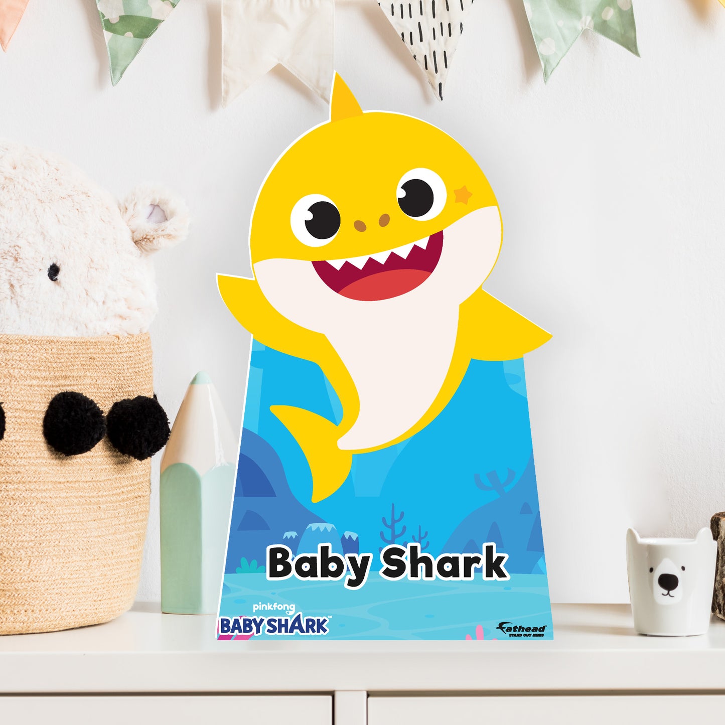 Baby Shark: Baby Shark Mini   Cardstock Cutout  - Officially Licensed Nickelodeon    Stand Out