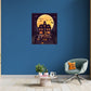 Halloween:  Full Moon Mural        -   Removable Wall   Adhesive Decal