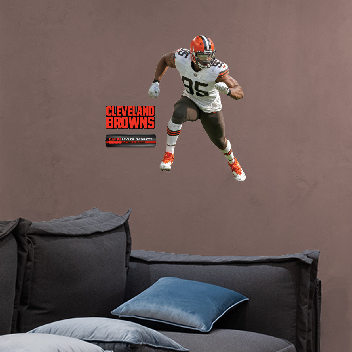 Cleveland Browns: Myles Garrett - Officially Licensed NFL Removable Adhesive Decal