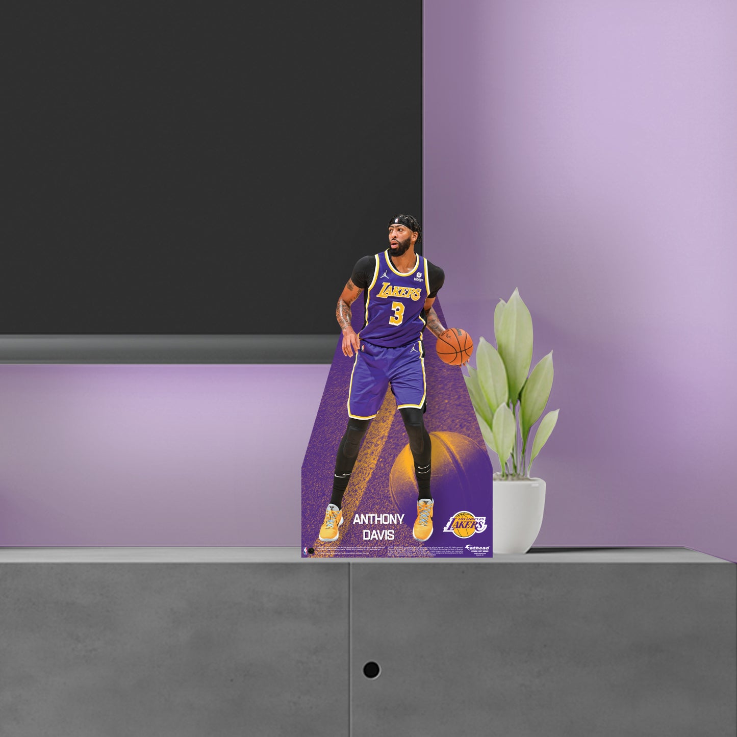Los Angeles Lakers: Anthony Davis Mini Cardstock Cutout - Officially Licensed NBA Stand Out