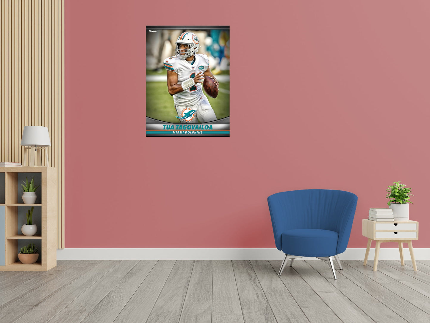 Miami Dolphins: Tua Tagovailoa  GameStar        - Officially Licensed NFL Removable     Adhesive Decal
