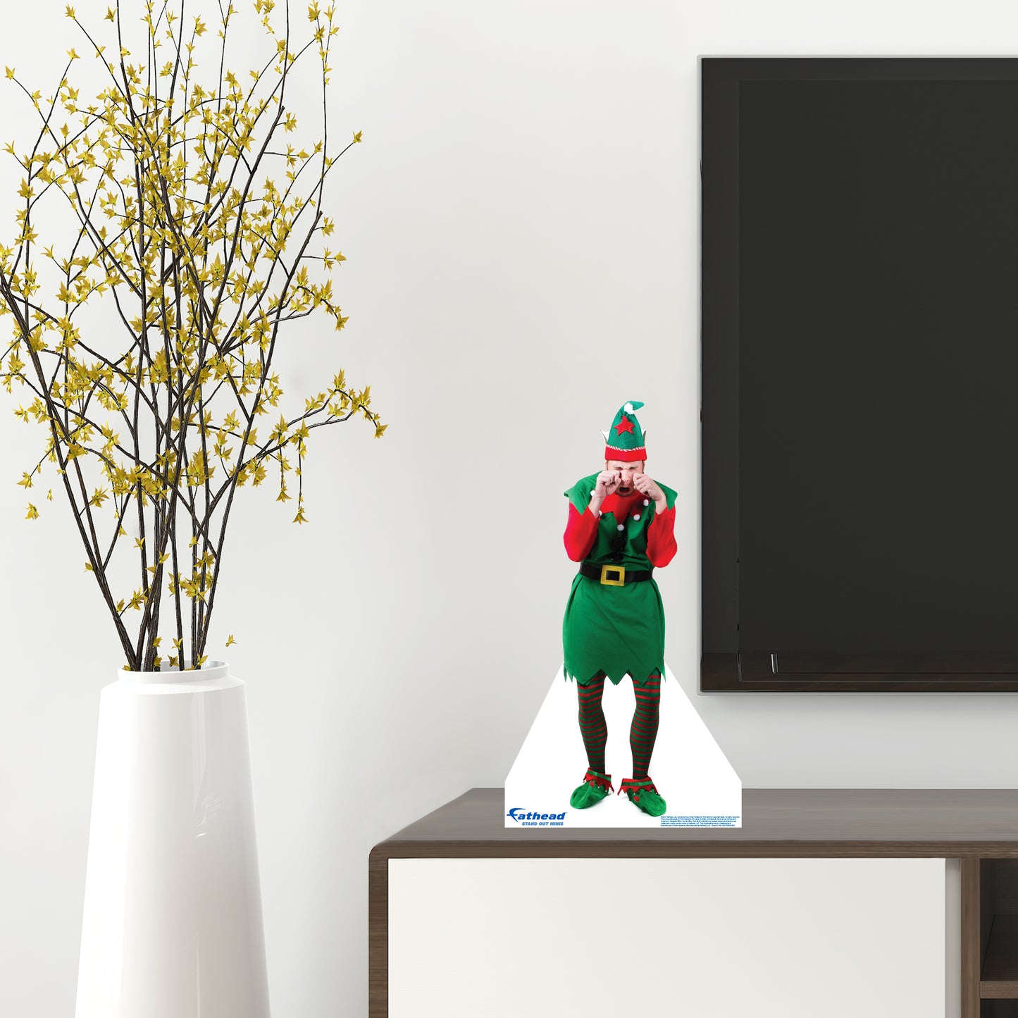 Christmas: Sad Elf Mini   Cardstock Cutout  -      Stand Out