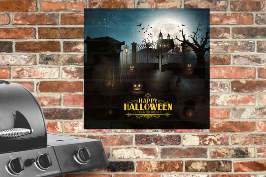 Halloween: Gates Alumigraphic        -      Outdoor Graphic